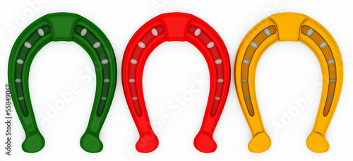 symbol of the new year 2014 horseshoe