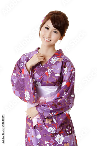 Happy smiling Japanese beauty