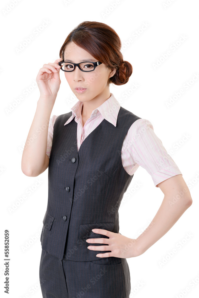 Attractive young business woman Attractive young business woman