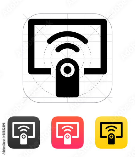 Remote control icon. Vector illustration.