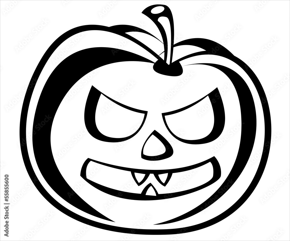 Obraz premium pumpkin isolated on white background