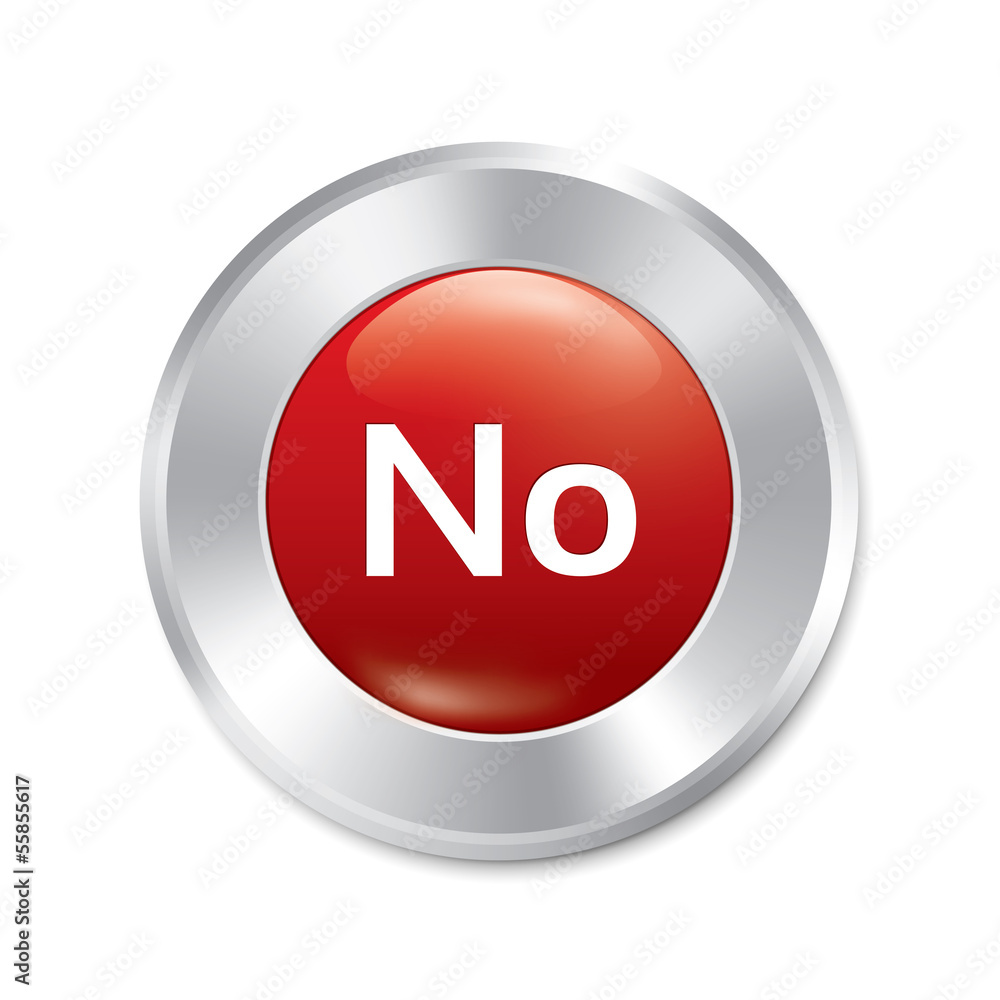 No button. Vector red round sticker. No button. Vector red round sticker.