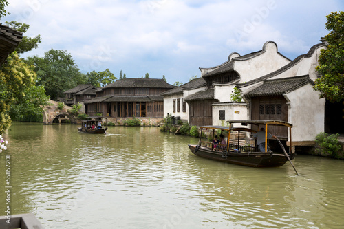 Ancient water town of Wuzhen, China