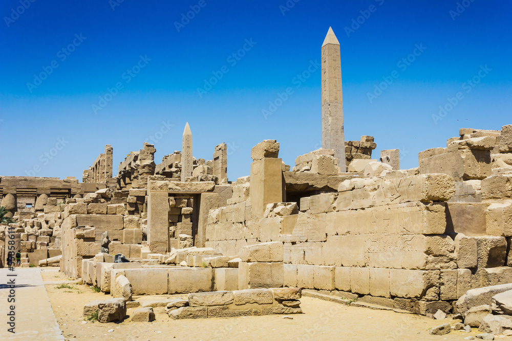 Fototapeta premium Ancient ruins of Karnak temple in Egypt