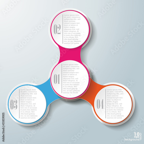 Circle Rectangle Chain 4 Options Triangle Cross