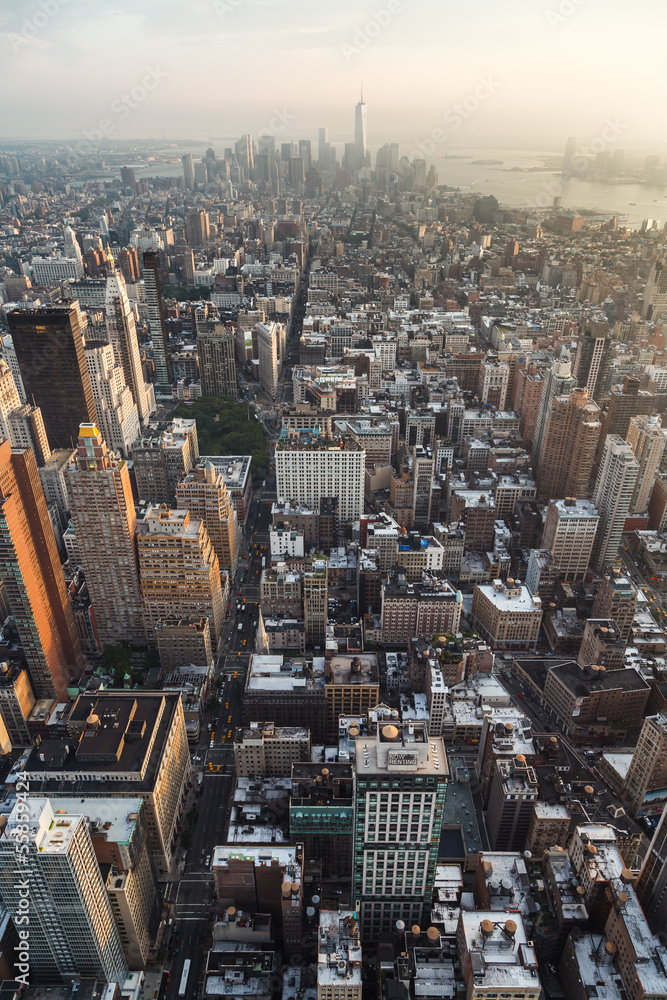 Obraz premium Blick über Manhattan