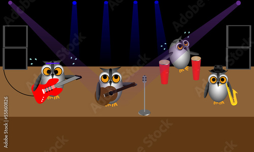 Rock Band of Owls