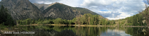 Chalk Lake below Mount Princeton in Colorado