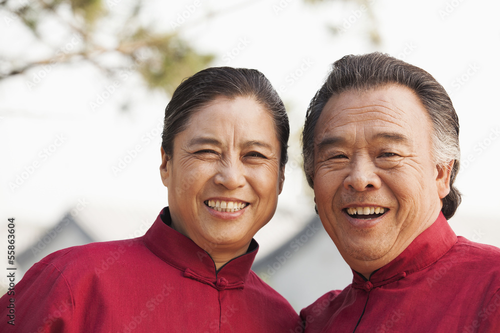 Portrait of two senior Taijiquan practitioners in Beijing Portrait of two senior Taijiquan practitioners in Beijing