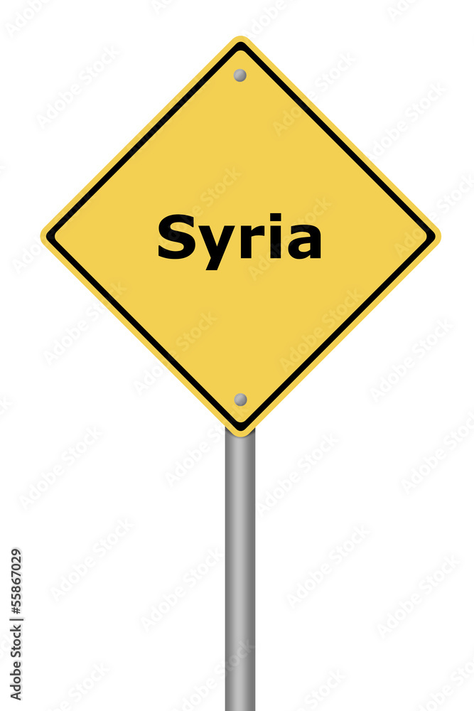 Warning Sign Syria Warning Sign Syria