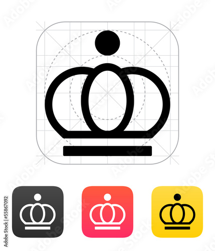 Crown icons. Vector illustration.