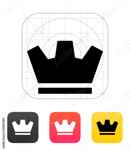 Crown icons. Vector illustration.