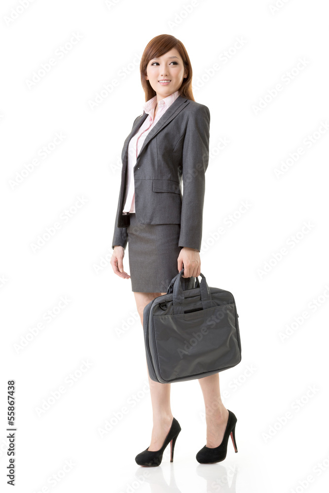 Full length portrait of Asian business woman Full length portrait of Asian business woman