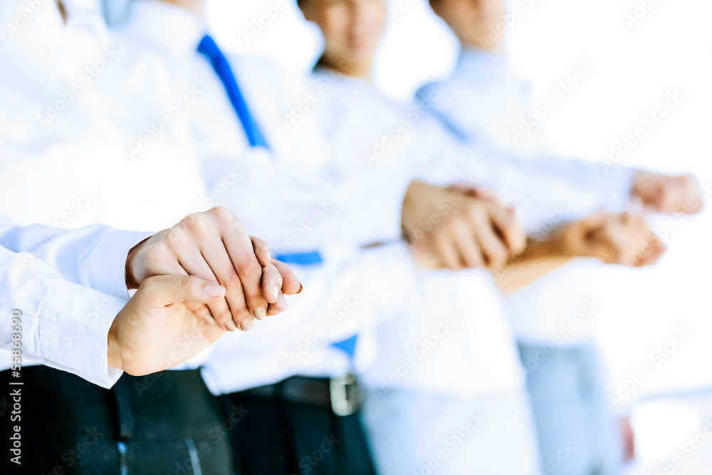 Cooperation concept Cooperation concept