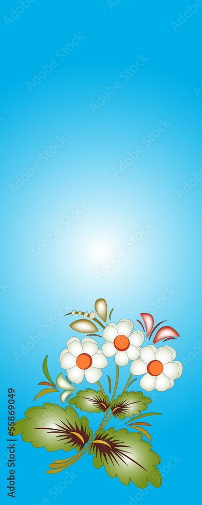 Obraz premium flowers background
