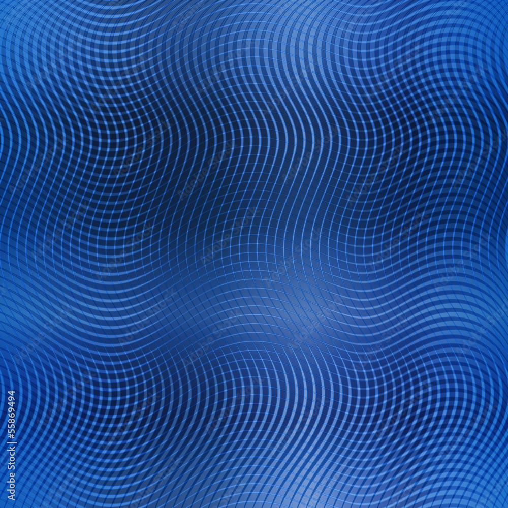 Blue wavy background with grid Blue wavy background with grid