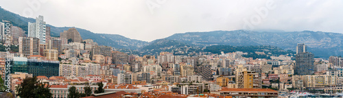 Panorama of Monaco - French Riviera