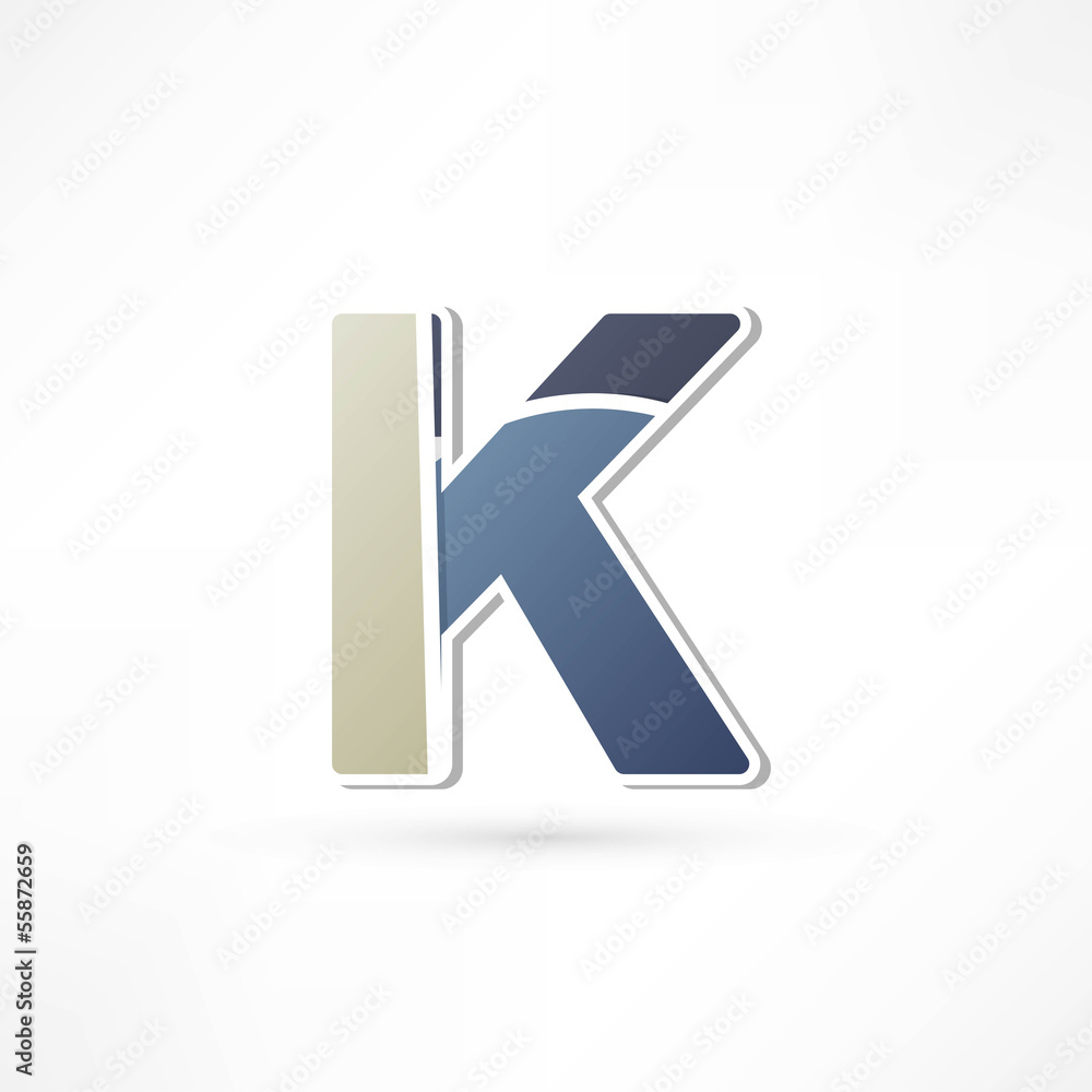 Abstract icon based on the letter Abstract icon based on the letter