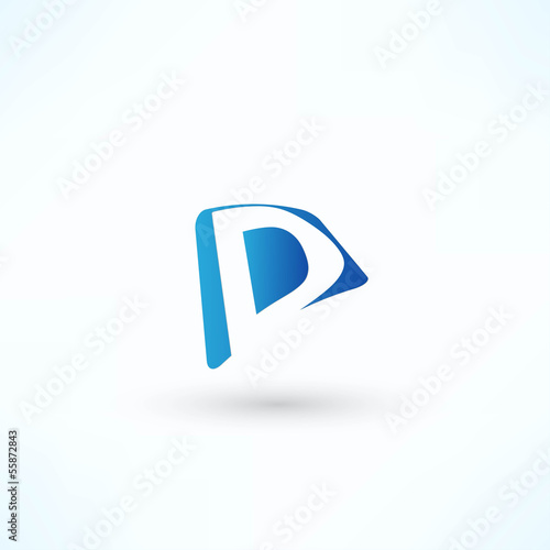 Free Download Abstract bubble icon based on the letter - GFXLoad