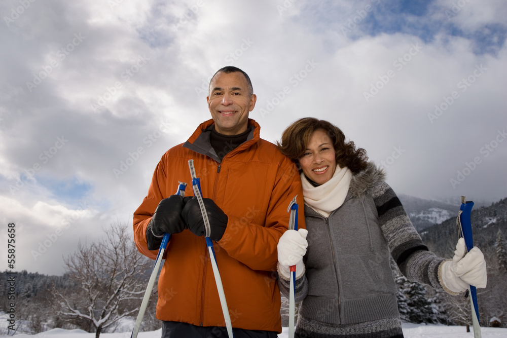 Naklejka premium Portrait of a mature couple