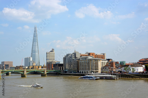 The Shard Building   Thames River  London