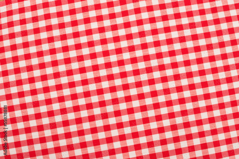 Red and white fabric Red and white fabric