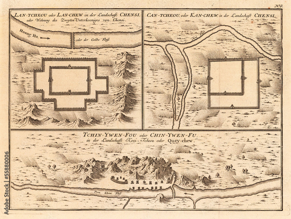 Naklejka premium Stare Chiny