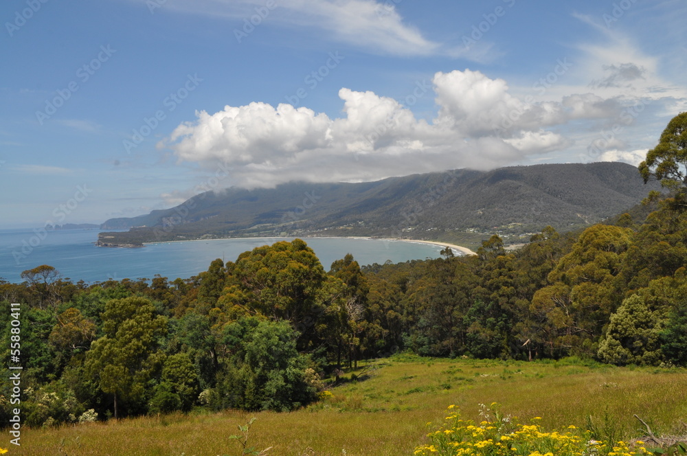 Beautiful seascape, landscape in Tasmania, Australia