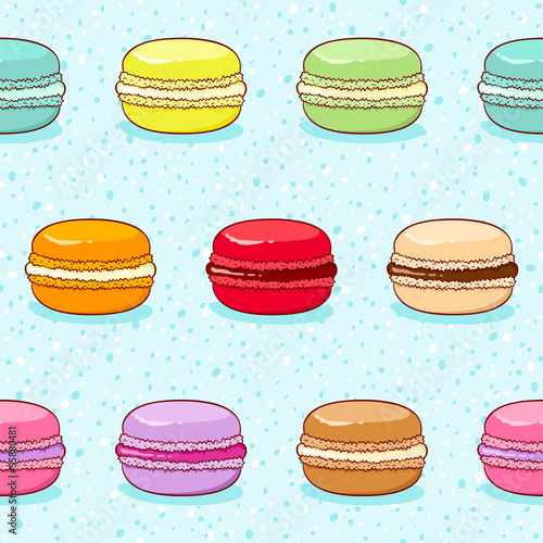 Seamless macaroon patern