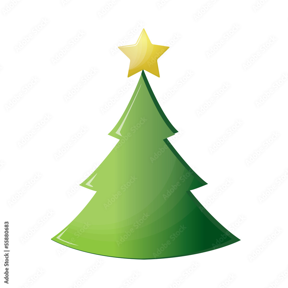 Christmas tree icon
