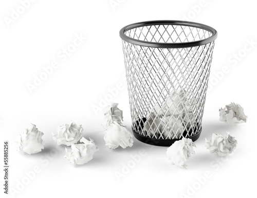 wastepaper basket