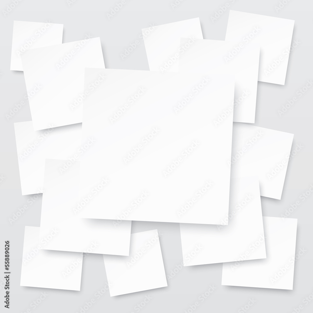 popular abstract square element white paper blank isolated backg popular abstract square element white paper blank isolated backg