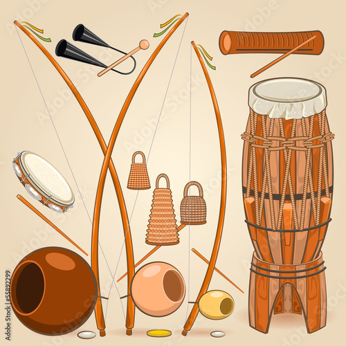 Brazilian Capoeira Music Instruments