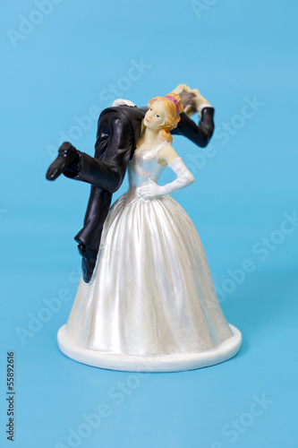 Canvas Print Funny wedding cake topper