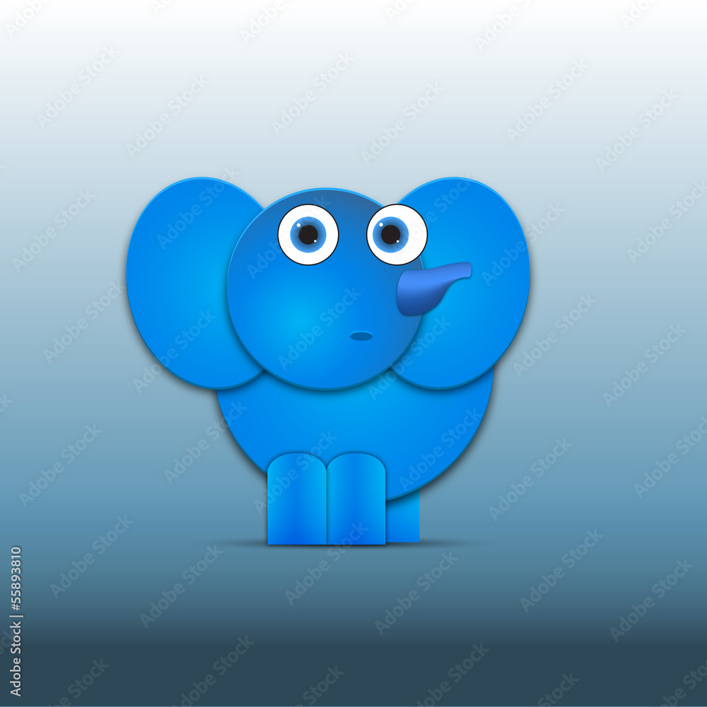 Elefant, vector Elefant, vector