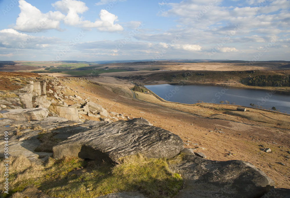 boulders on yorkshire moorland boulders on yorkshire moorland