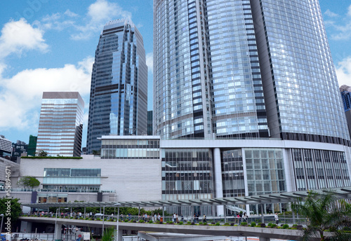 Modern building Landscape in Hong Kong