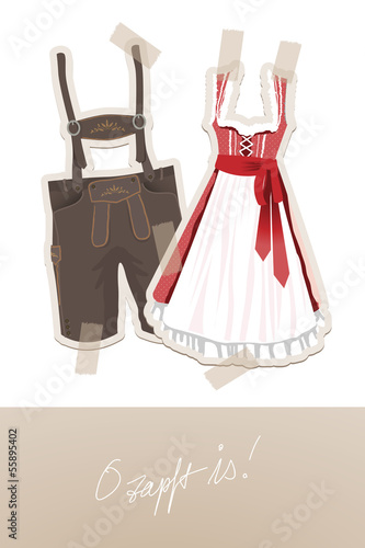 Oktoberfest O'zapft is! - Karte Card