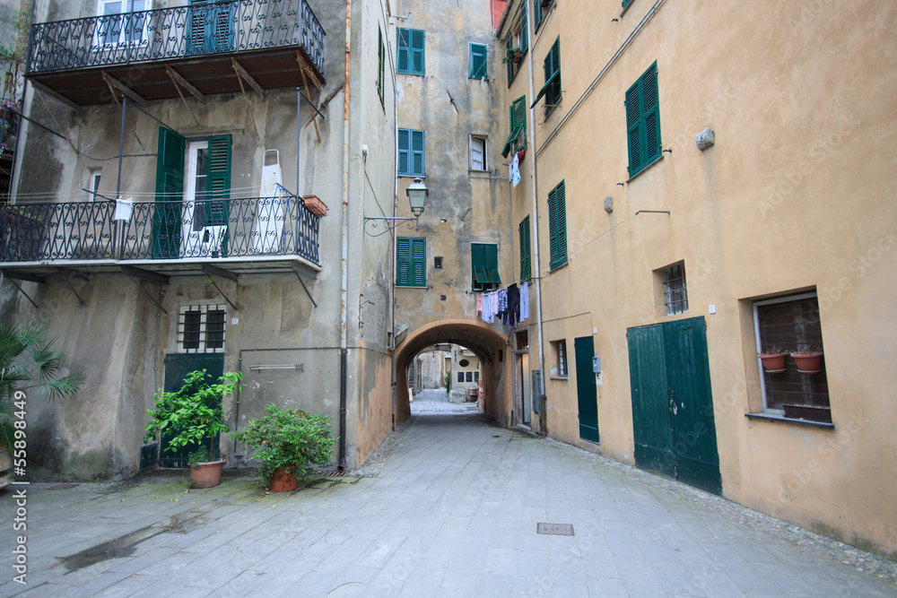 Fototapeta premium Final Borgo (Finale Ligure)