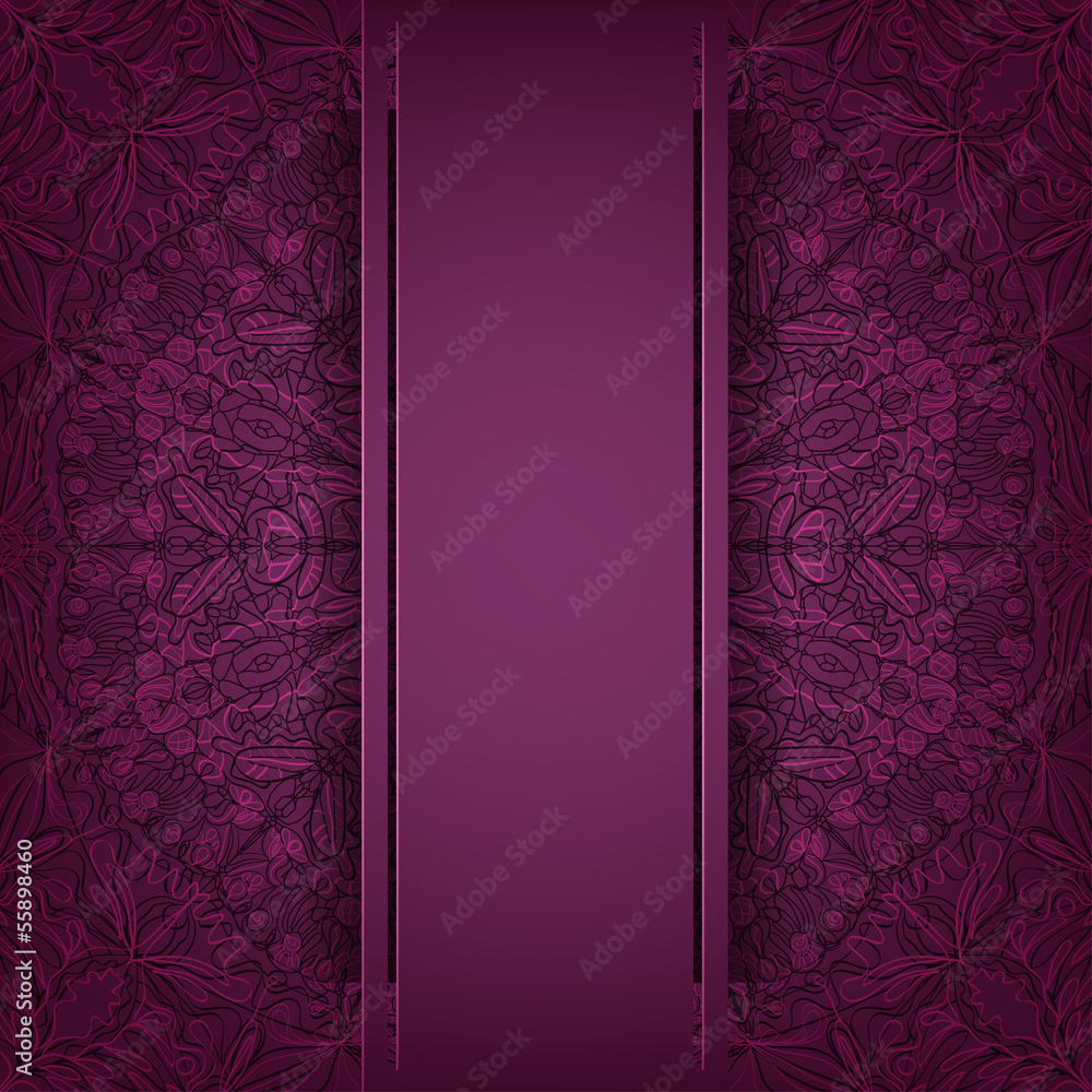Lace purple background - vector illustration Lace purple background - vector illustration