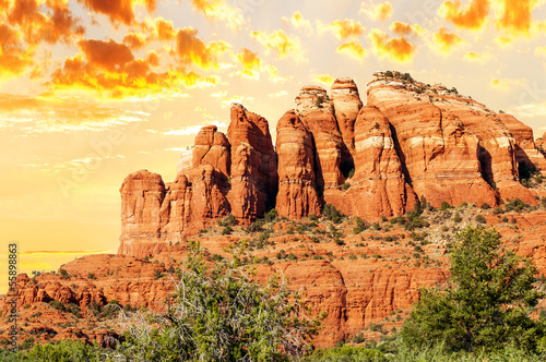 chimney rock near Sedona photo