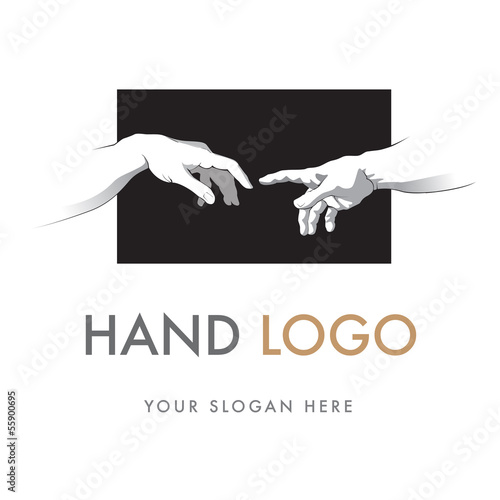 Hand Logo, Creation of Adam, Sistine Chapel