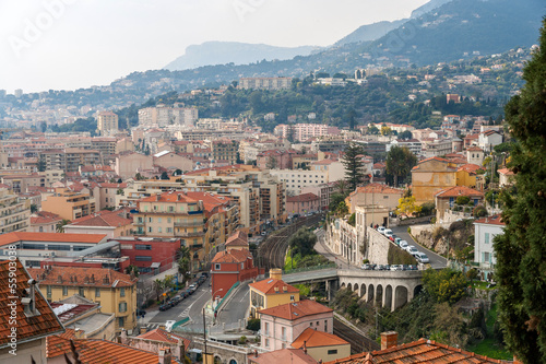 Menton city - Cote d'Azur, France