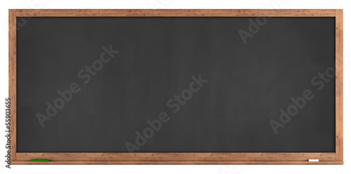 Blank retro blackboard photo