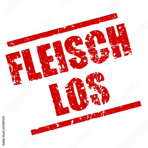 stempel eckig fleischlos I