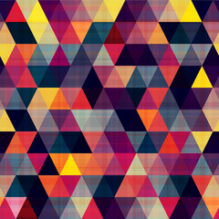 Keuken achterwand Zigzag seamless triangle background  © creative_stock