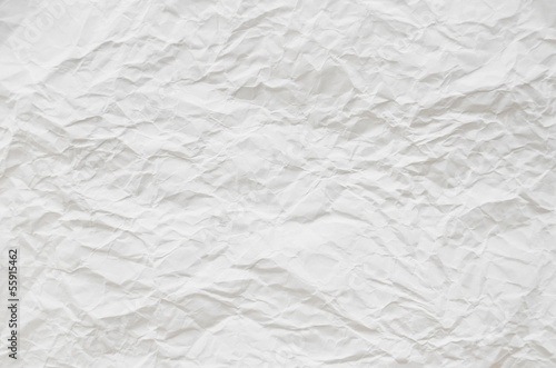 White paper crumpled texture