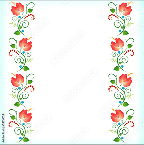 pattern on white