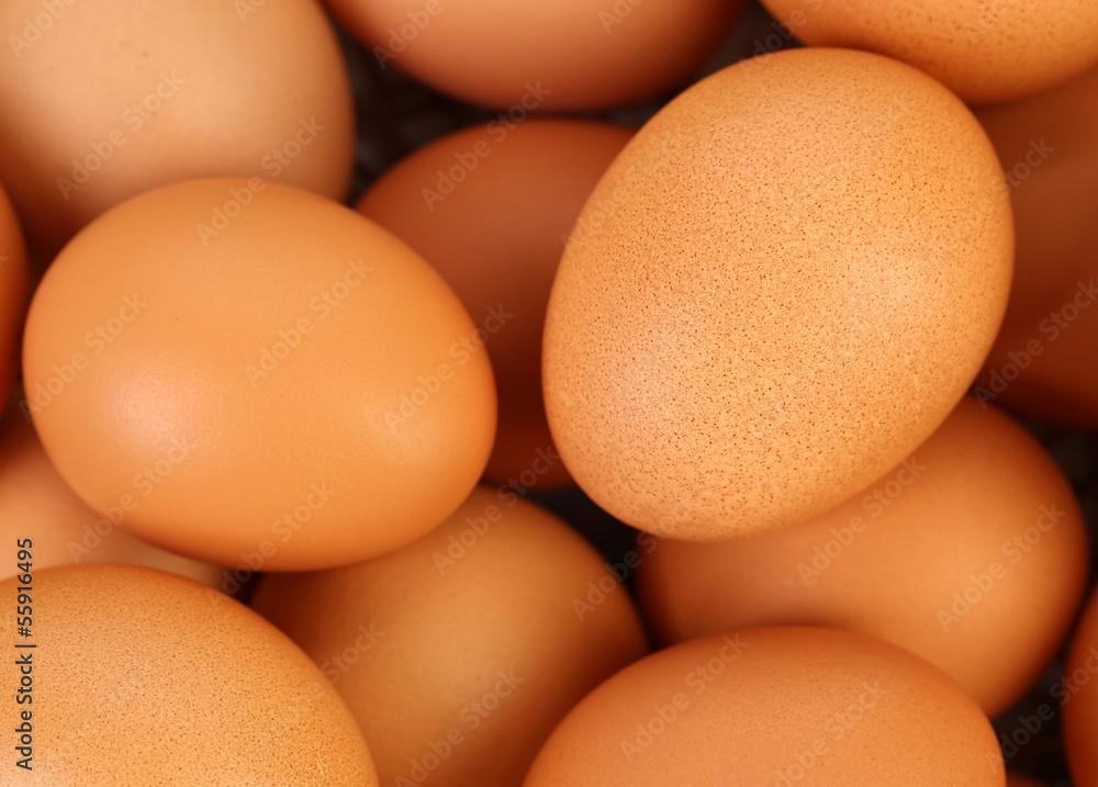 Background of brown eggs. Close up. Background of brown eggs. Close up.