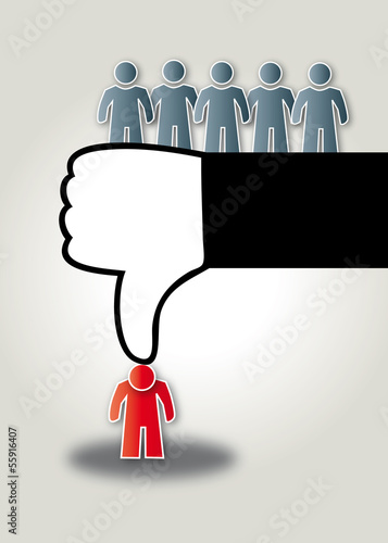 Mobbing, Cybermobbing, dislike